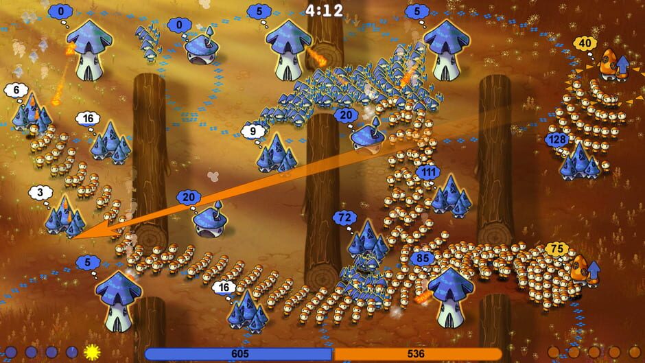 Screenshot from Mushroom Wars