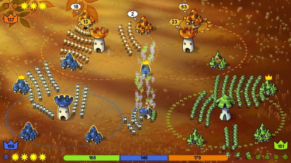 Screenshot from Mushroom Wars