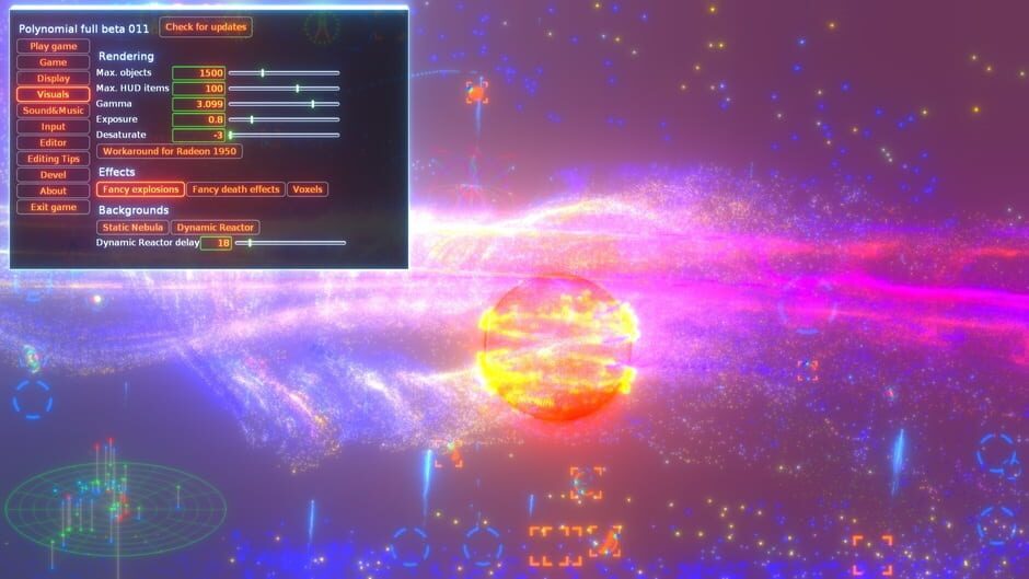 Screenshot from The Polynomial