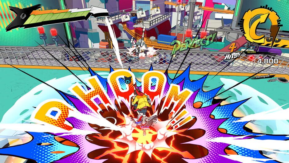 Screenshot from Hi-Fi Rush