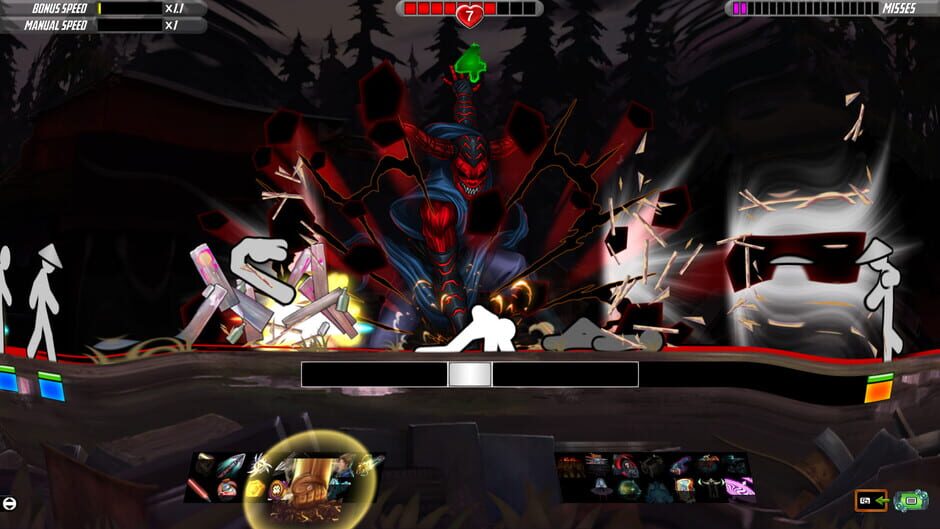 Screenshot from One Finger Death Punch 2