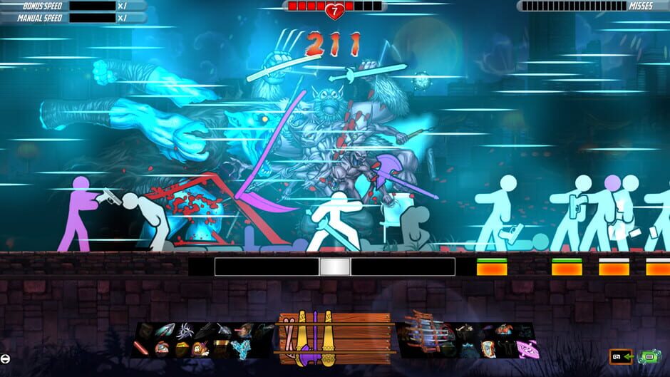 Screenshot from One Finger Death Punch 2