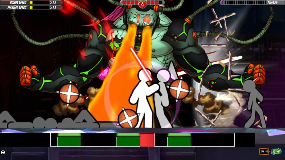 Screenshot from One Finger Death Punch 2