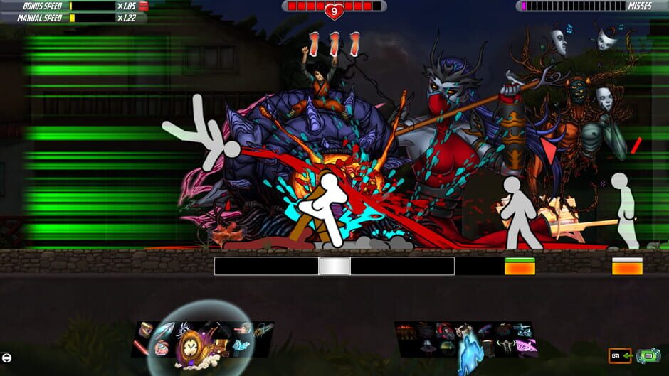 Screenshot from One Finger Death Punch 2