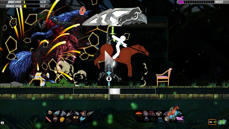 Screenshot from One Finger Death Punch 2