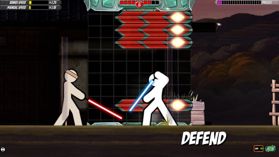 Screenshot from One Finger Death Punch 2