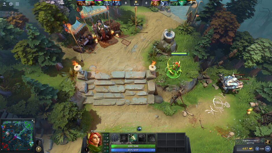 Screenshot from Dota 2