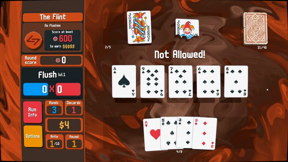 Screenshot from Balatro