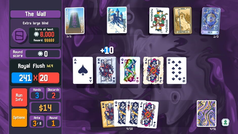 Screenshot from Balatro