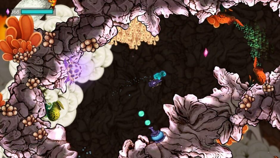 Screenshot from Beatbuddy: Tale of the Guardians