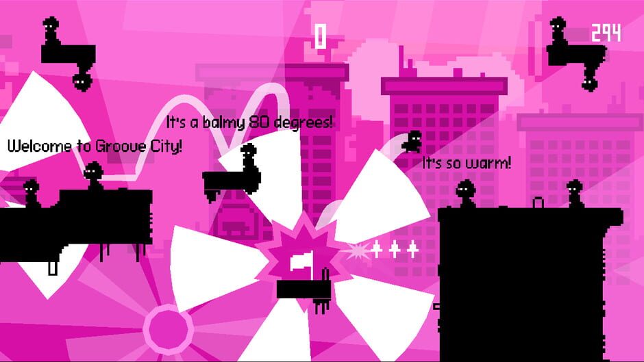 Screenshot from Electronic Super Joy: Groove City