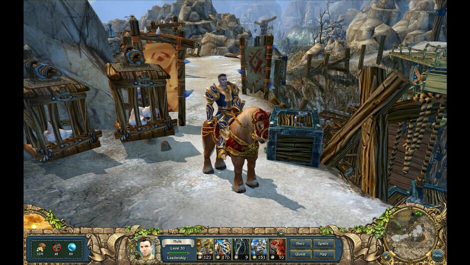 Screenshot from King's Bounty: The Legend