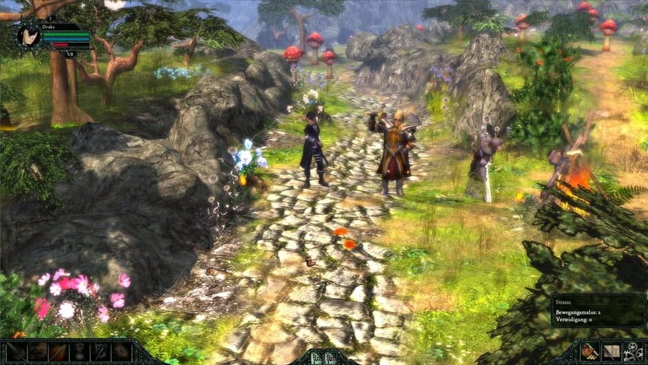 Screenshot from Grotesque Tactics: Evil Heroes
