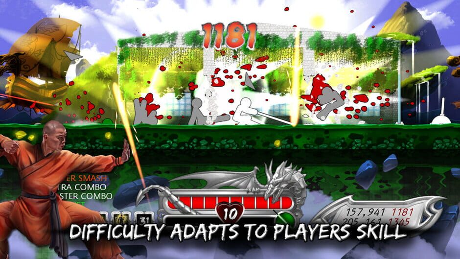 Screenshot from One Finger Death Punch