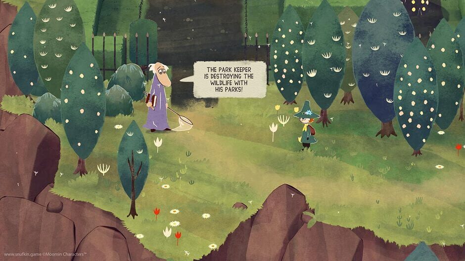 Screenshot from Snufkin: Melody of Moominvalley