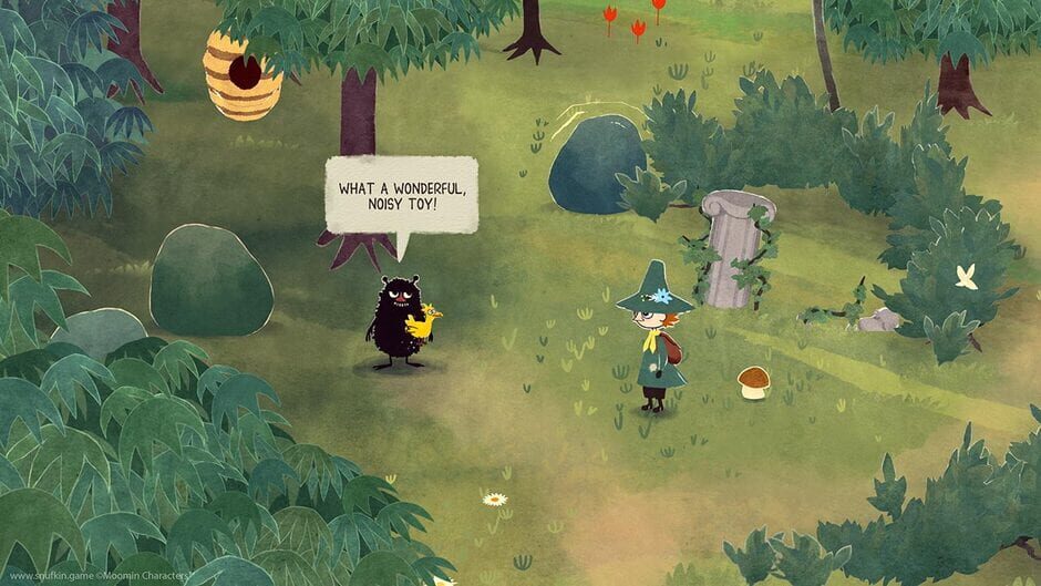 Screenshot from Snufkin: Melody of Moominvalley