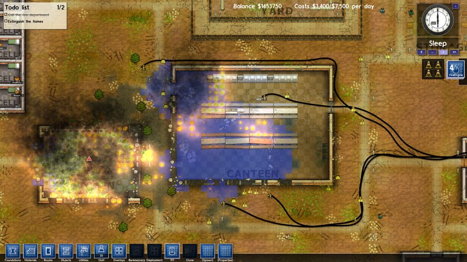 Screenshot from Prison Architect