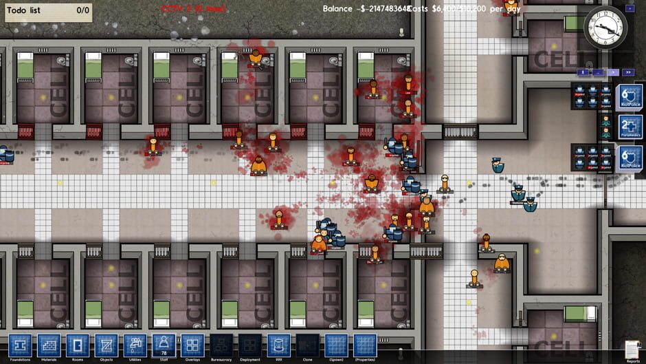 Screenshot from Prison Architect