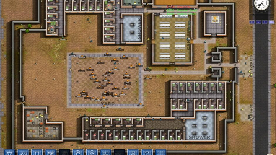 Screenshot from Prison Architect
