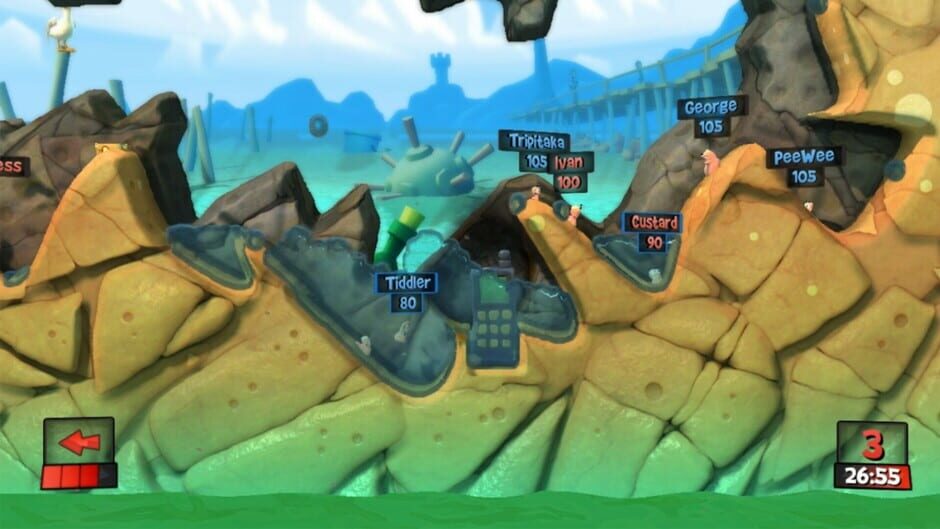 Screenshot from Worms Revolution: Gold Edition
