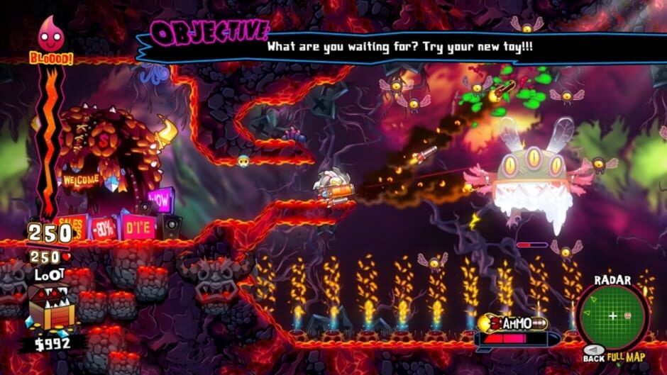 Screenshot from Hell Yeah! Wrath of the Dead Rabbit