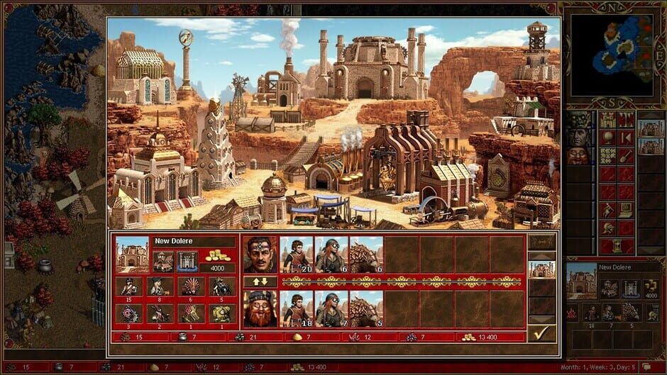 Screenshot from Heroes of Might and Magic III: Horn of the Abyss