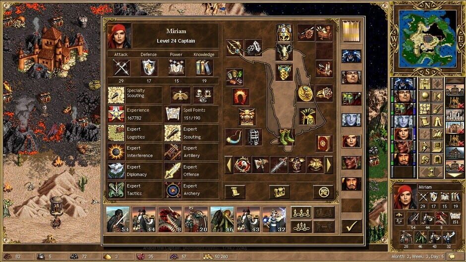 Screenshot from Heroes of Might and Magic III: Horn of the Abyss
