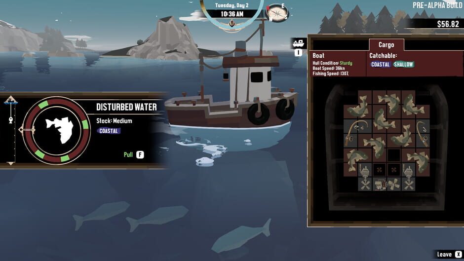 Screenshot from Dredge