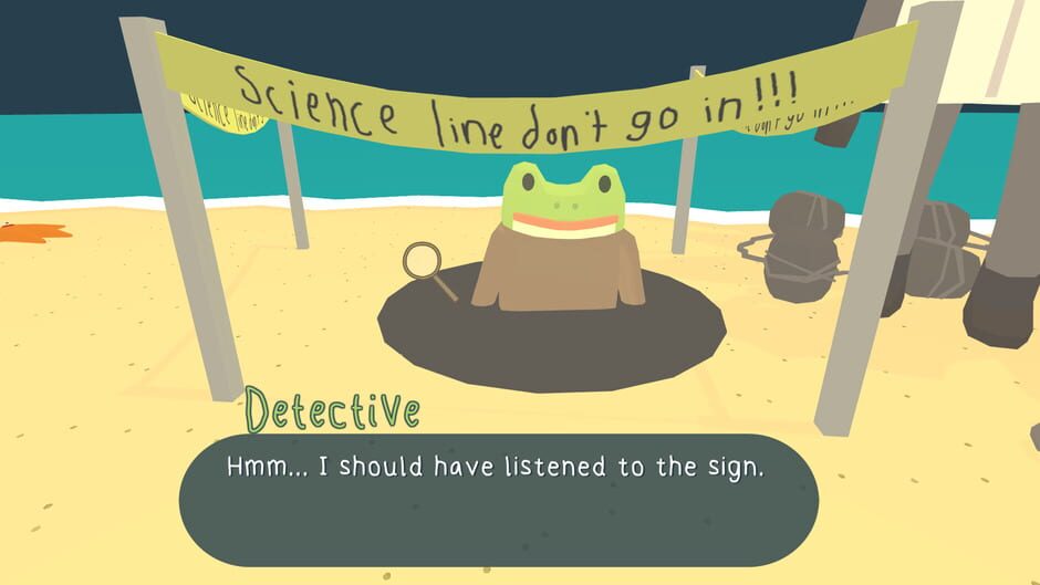 Screenshot from Frog Detective 1: The Haunted Island