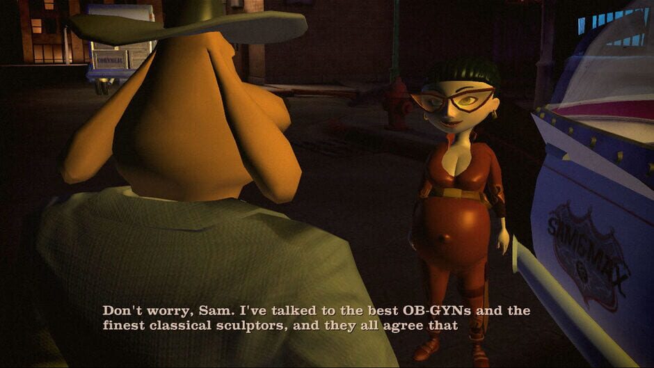 Screenshot from Sam & Max: The Devil's Playhouse - Episode 5: The City That Dares Not Sleep