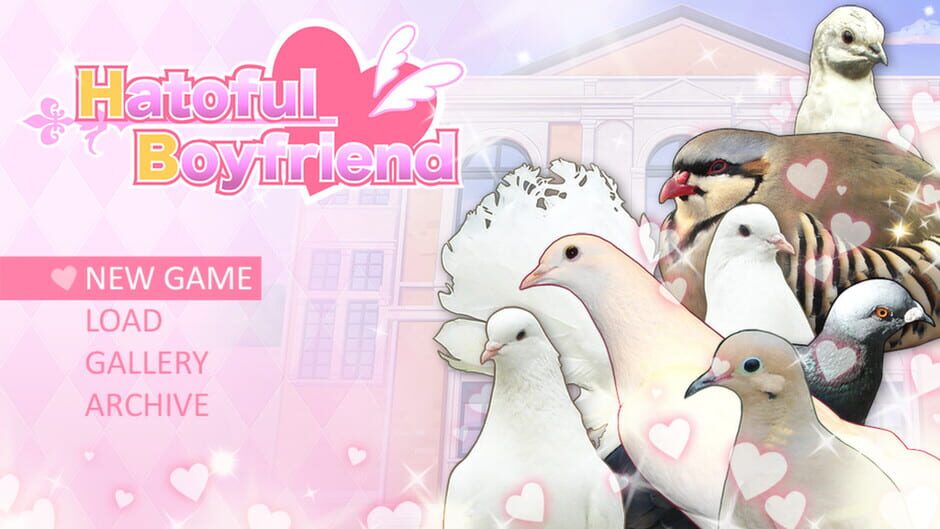 Screenshot from Hatoful Boyfriend