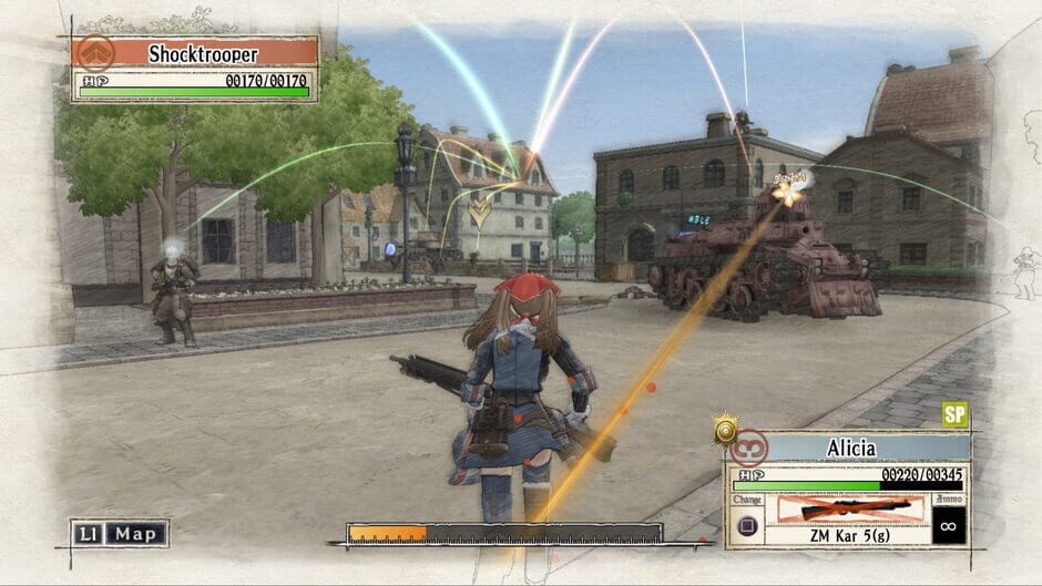 Screenshot from Valkyria Chronicles Remastered