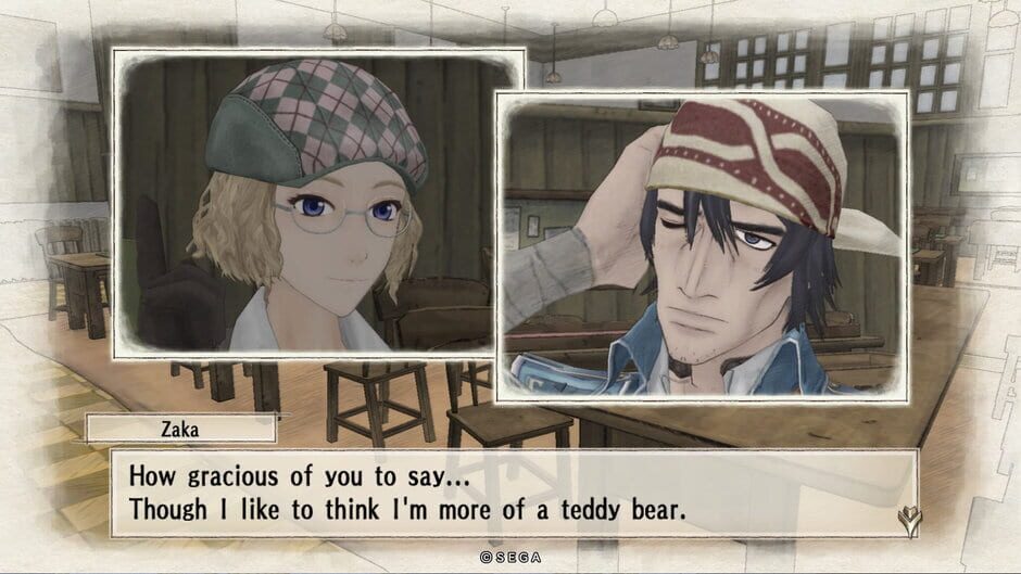 Screenshot from Valkyria Chronicles Remastered