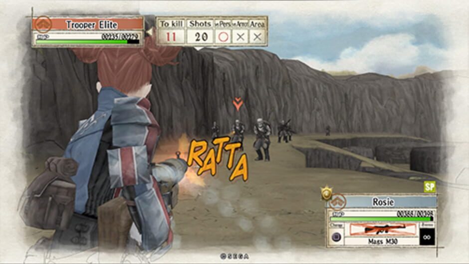 Screenshot from Valkyria Chronicles Remastered