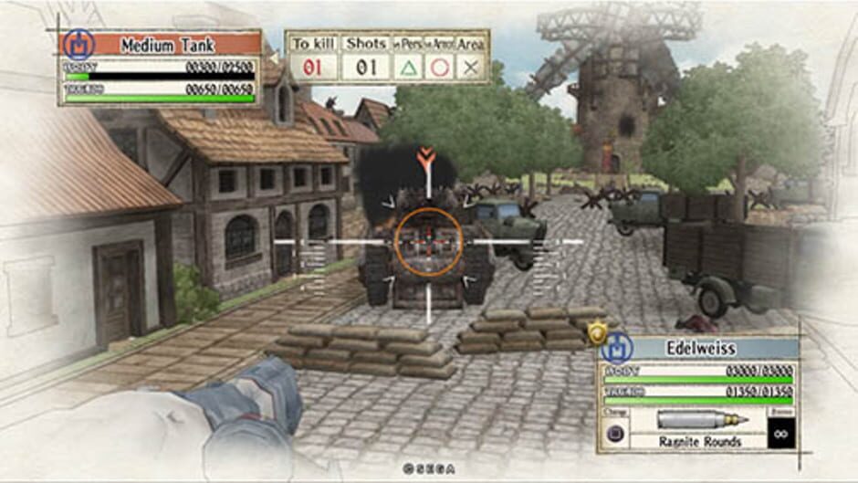 Screenshot from Valkyria Chronicles Remastered
