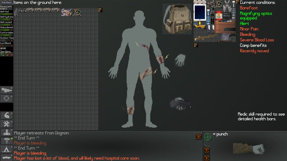 Screenshot from NEO Scavenger