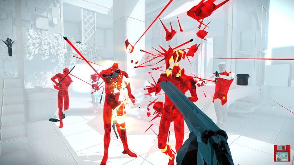 Screenshot from SuperHot: Mind Control Delete