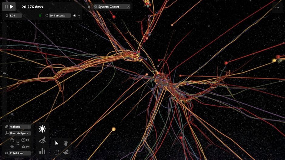 Screenshot from Universe Sandbox Legacy