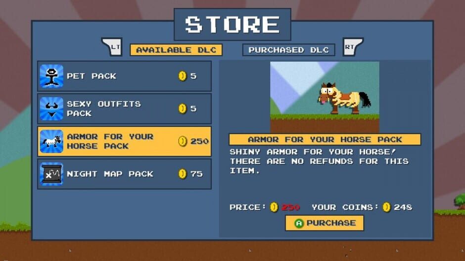 Screenshot from DLC Quest