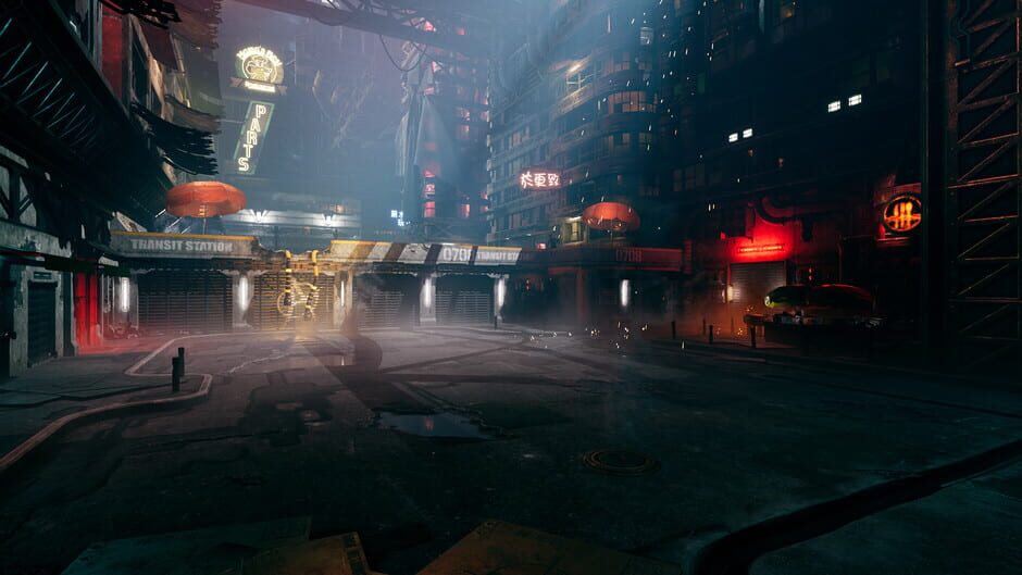 Screenshot from Ghostrunner