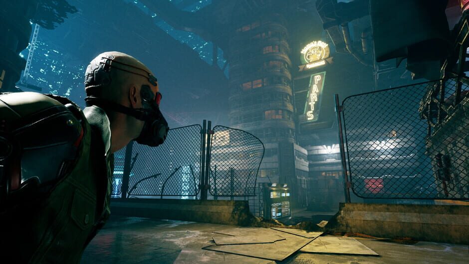 Screenshot from Ghostrunner