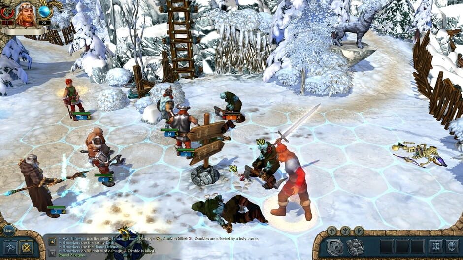 Screenshot from King's Bounty: Warriors of the North