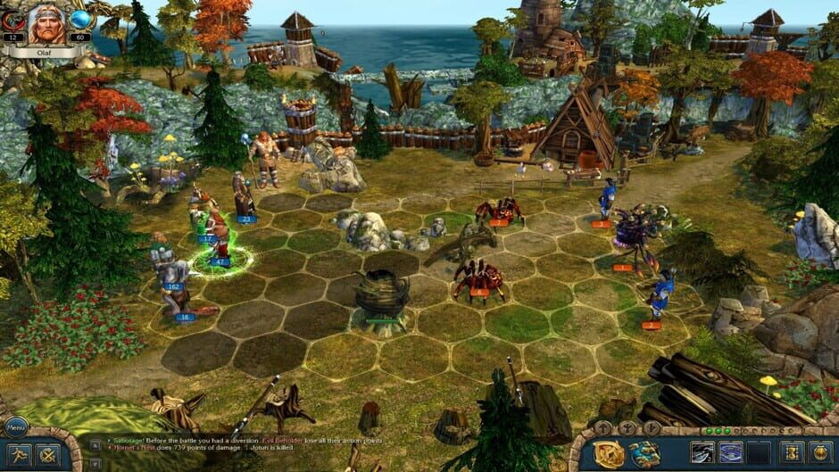 Screenshot from King's Bounty: Warriors of the North