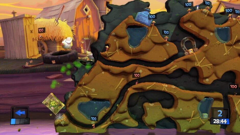 Screenshot from Worms Revolution
