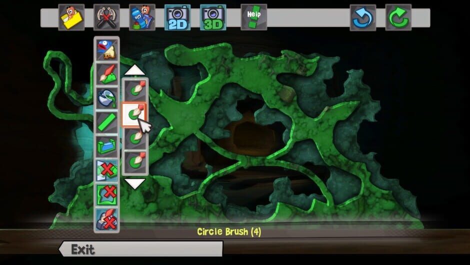 Screenshot from Worms Revolution