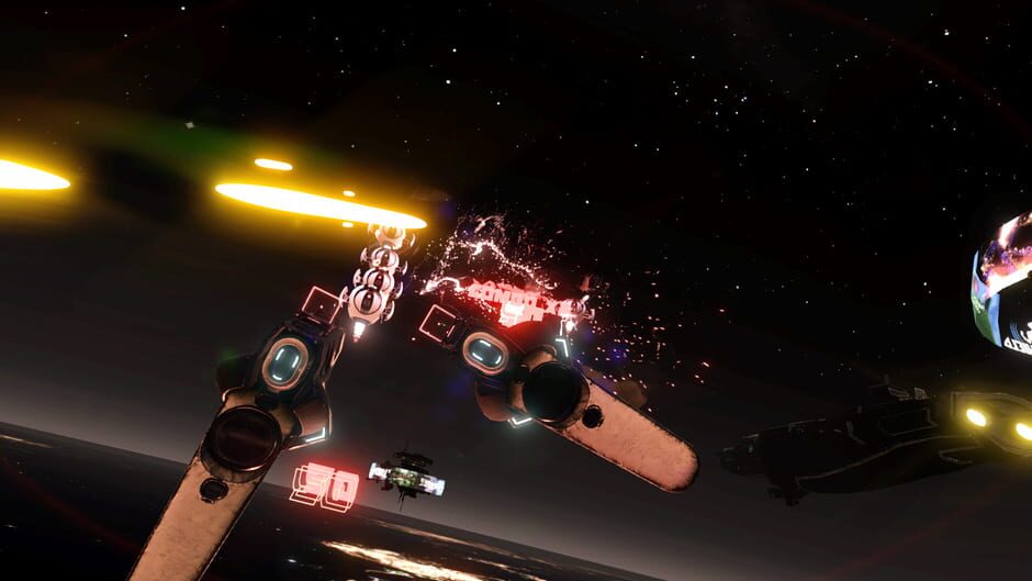 Screenshot from Space Pirate Trainer