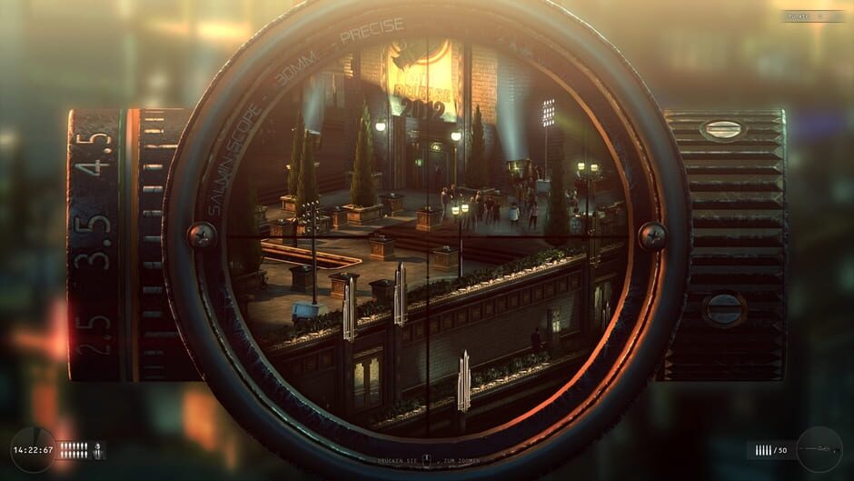 Screenshot from Hitman: Sniper Challenge