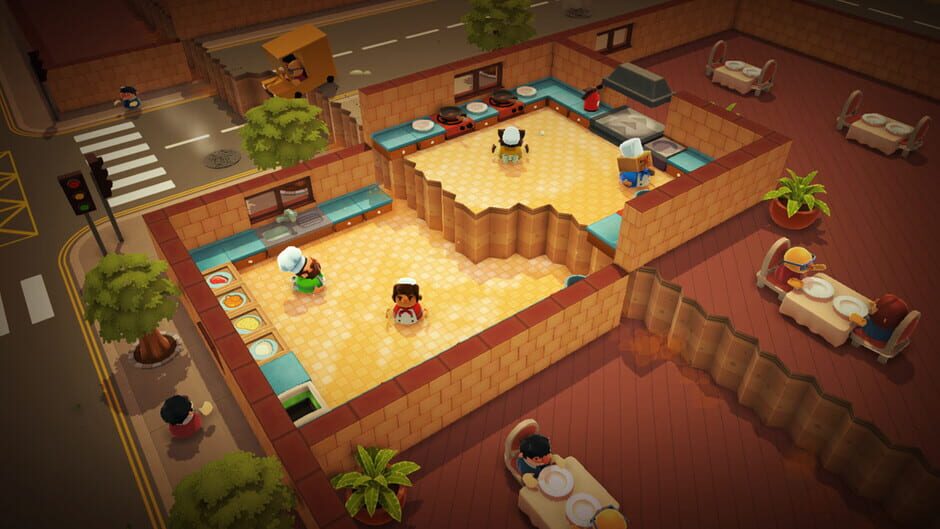 Screenshot from Overcooked!