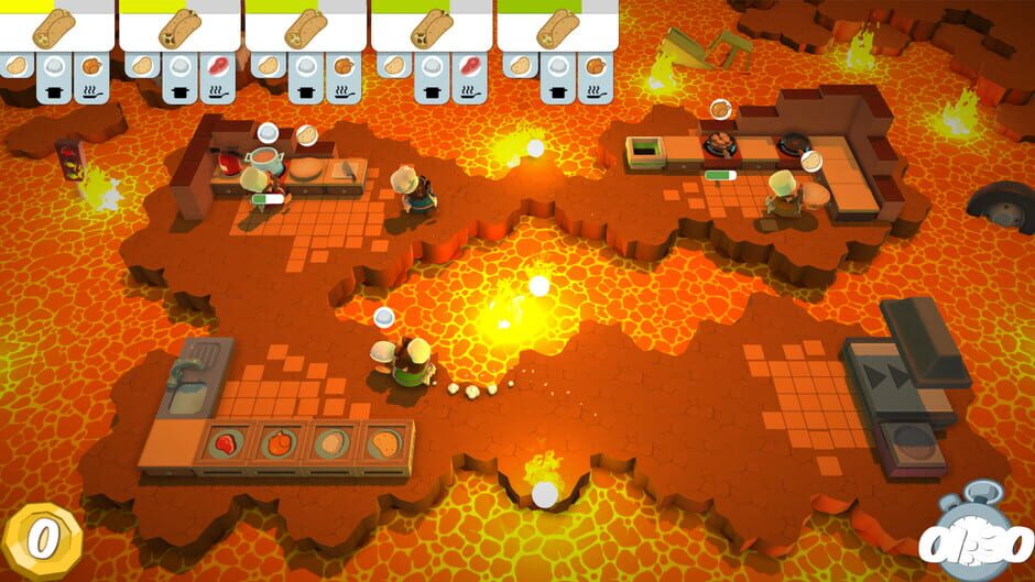 Screenshot from Overcooked!