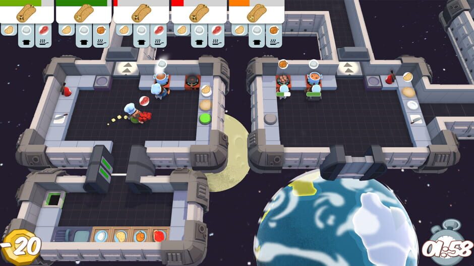 Screenshot from Overcooked!